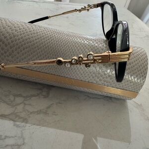 Jimmy Choo Women's Glasses with Gold and Black Accents